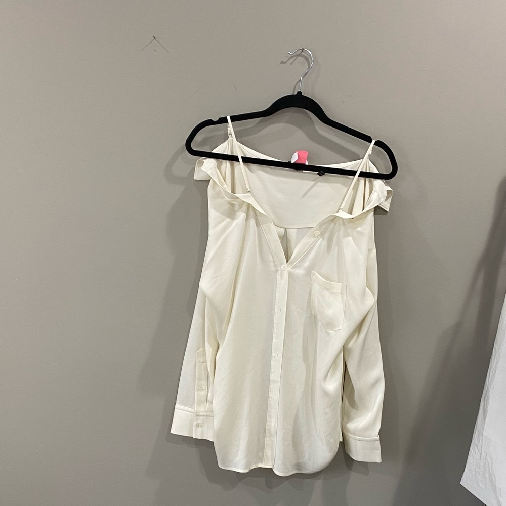 Theory Tamalee silk shirt